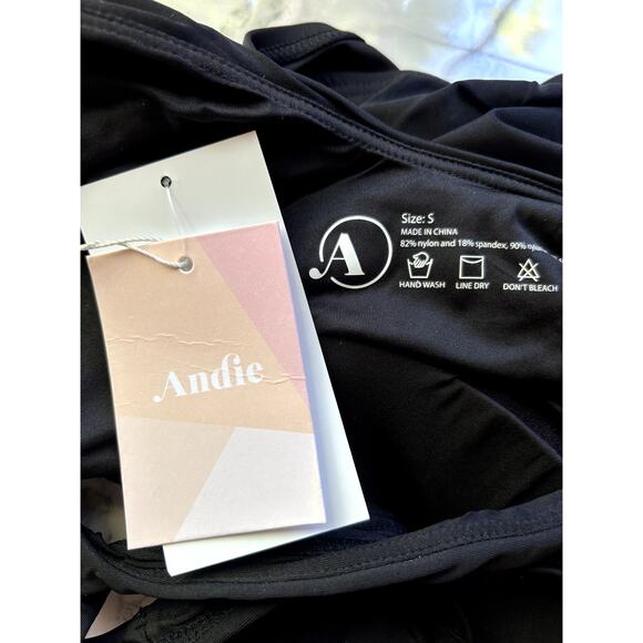 Andie Swim The Catalina One Piece in Black S NWT - Picture 8 of 9